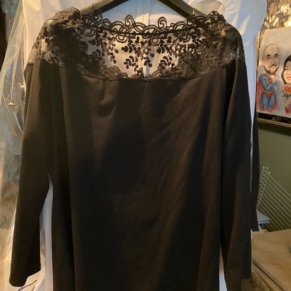 Lace off the shoulder top